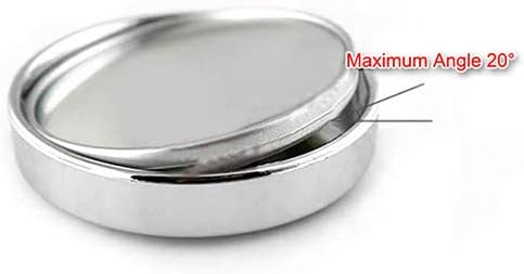 1 Pair Wide Angle Convex Car Auto Blind Spot Round Stick-On Side View Rearview Mirror...