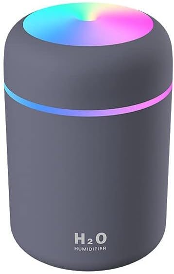 Colorful Cool Mini Humidifier, Essential Oil Diffuser, Aroma Essential USB Personal Desktop Humidifier for Car, Office Room, Bedroom etc,2 Adjusta...