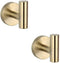 GERZWY Bathroom Brushed Gold Coat Hook SUS 304 Stainless Steel Single Towel/Robe Clothes Hook for Bath Kitchen Contemporary Hotel Style Wall Mount...
