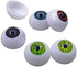 DoubleWood 12 Pairs Halloween Eyeballs Scary Plastic Hollow Eyeball 22mm Halloween Horror Props, Realistic Eyes for Hallow Props, Masks, Dolls or ...
