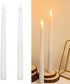 Pssopp LED Taper Candles Flameless Candle Electronic Candle Light 2pcs LED Taper Candles Battery Powered Flameless LED Candle Sticks for Festival ...