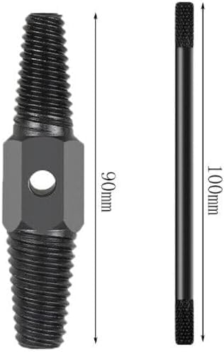 Dual-Use Broken Screw Extractor for 1/2 Inch and 3/4 Inch Pipes, Valves, and Faucets - Double Head Design for Effortless Removal of Stubborn Bolts...
