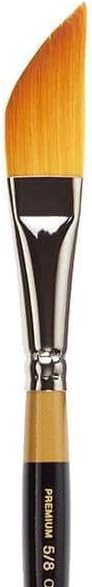 KINGART Original Gold 9800-1/8, Premium Artist Brush, Golden TAKLON Dagger-Size: 1/8, Black...