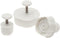 Ateco Rose Plunger Cutters, Set of 3 Sizes, for Cutting Decorations & Direct Embossing, Spring-loaded Handle, Food Safe Plastic...