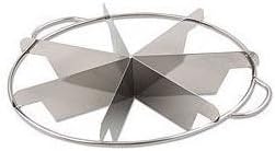 1 X NEW, 6-Slice Pie Cutter Press, 18/8 Gauge Stainless Steel, Commmercial Grade, Side-Handles...