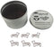 100 Count Dog Corgi Shaped Paper Clips Great for Paper Clip Collectors or Office Gift - Comes in Round Tin with Lid and Gift Box - Brown...