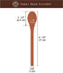 Honey Bear Kitchen Silicone Stirring Spoon (Set of 2, Super Scarlet) for Coffee & Tea...