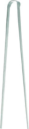 Yoshikawa EAtoCO AS0029 Vegetable Chopsticks, Tongs, Pottery, Fry, Stainless Steel, Width 0.7 x Length 9.8 inches (1.7 x 25 cm)...