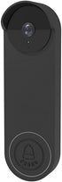 Silicone Case Doorbell Cover Weatherproof Protective Silicone for Google Nest Doorbell Case Anti-UV (Black)...