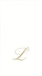 Caspari White Pearl Paper Linen Guest Towels, Monogram Initial Letter, Pack of 24...
