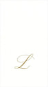 Caspari White Pearl Paper Linen Guest Towels, Monogram Initial Letter, Pack of 24...