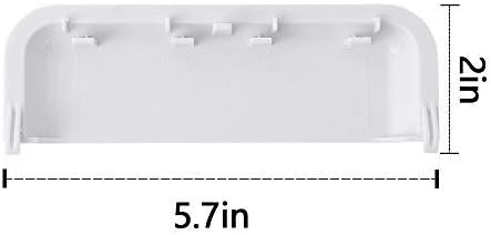 W10861225 W10714516 Unbreakable Door Handle 2 pk Dryer Replacement Parts by AMI - Replaces W10861225VP AP5999398 PS11731583
