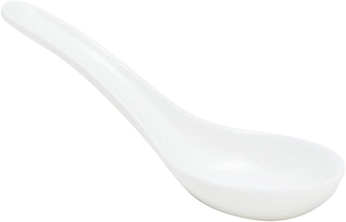 Melamine Rice Spoon for Noodles, Ramen, Miso Soup, Won Ton (1.5 x 5 In, 12 Pack)...