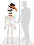 Mud Pie Skeleton Halloween Door Hanger, 65", White (40060032T)...