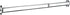 Graber Crystal Clear Sash Curtain Rod - 2 Rods per Package (11 1/2 to 20-Inch Adjustable Width, Clear)...