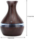 Essential Oil Aroma Diffuser Mini USB Humidifier, Natural Home Fragrance Diffuser with LED Colors Changing Light, Easy to Clean (Wood) (Dark Wood)...