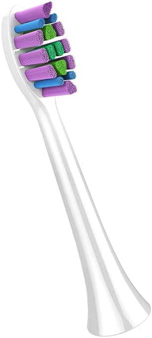 Sonic Toothbrush - Rechargable, 5 Brushing Modes, Smart Timer, Waterproof, 2 Brush Heads - White/Gold Electric Toothbrush...