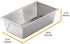 Chicago Metallic 5237969 Uncoated Textured Aluminum 1-Pound Loaf Pan, 9" -by-5", Silver...