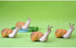 5Pcs Cute Small Snail Lifelike Fairy Garden Terrarium Decor Figurine Animal Toys...