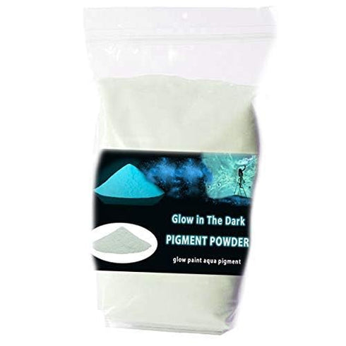 Glow in The Dark Pigment,Phosphorescent Glow Powder,3.52 Ounce (100 g),Water Based (Green) (Aqua-Turquoise)...