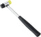 Nylon Dual Head Rubber Hammer Soft Doublesided Metal Mallet for Jewelry, Leather Crafts, Woodworking (25mm)...
