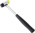 Nylon Dual Head Rubber Hammer Soft Doublesided Metal Mallet for Jewelry, Leather Crafts, Woodworking (25mm)...
