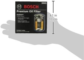 Bosch Automotive 3441 Premium FILTECH Oil Filter Audi: Allroad Quattro,A4,A4 Quattro,A6,A6 Quattro,Cabriolet,S4,90,90 Quattro,Volkswagen Passat...