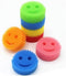 Smiley Magic Sponge Scrub Sponges Tableware Scrubbers Car Cup Cleaning Strong Decontamination Scouring Pad Loofah Type Kitchen Cleaning Sponges No...