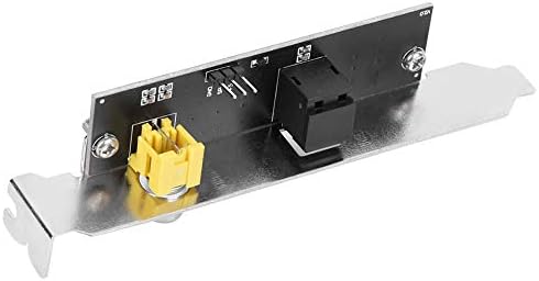 Optical Out Back Plate Cable Bracket, OutPlate Cable Bracket SPDIF Optical Electrical Components for ASUS/GIGABYTE/MSI Motherboard...