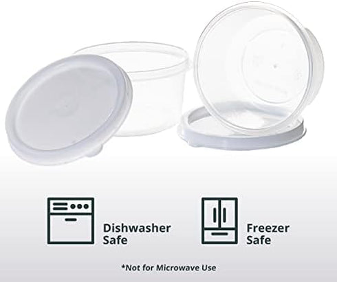 Greenco Small Food Storage Containers - 20 pcs | Plastic Food Containers with Lids | Deli Containers | Meal Prep Container | Pantry, Fridge, Kitch...
