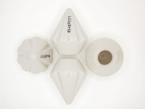 Ceramic Pour Over Coffee Maker Set Makes Coffee Taste Better, Hand Drip Coffee Maker Brews Evenly with Better Extraction, Coffee Dripper Set Impro...