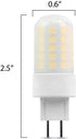 Feit Electric 50-Watt Equivalent, T4 LED Light Bulb, GY6.35 Bi-Pin Base, Dimmable, 3000k Warm White,120V for Chandeliers and Décor Light Fixtures,...