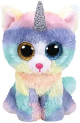 Beanie Baby Heather unicorn Cat Stuffed Animal Plush (6inch)...