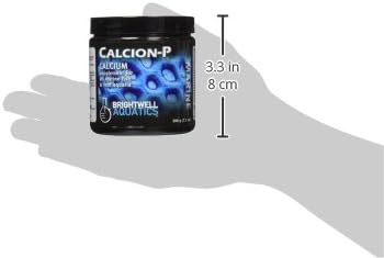 Brightwell Aquatics Calcion-P - Powdered Calcium Supplement for Marine Aquariums, 200 grams...