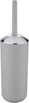 Brasil Toilet Brush, Toilet Bowl Cleaner Brush with Holder, Toilet Bowl Brush Made of Plastic, Grey, Dimensions 3.9 x 3.9 x 14.6 in...