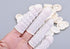 20 PCS DIY Handmade Earring Making Tools Material Anti-Perspiration Finger Protective Cover Disposable Gloves Latex Finger Cover...