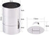 Round Food Molding Set Plating Forming Rings, Stainless Steel Cutters Food Ring Sets Stainless Steel Mousse Ring Molds, 3.15 by 1.5-Inches High, I...