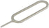 MMOBIEL SIM Card Slot Tray Holder Replacement Compatible with iPhone 6 2014 - Incl. SIM Pin - Silver...