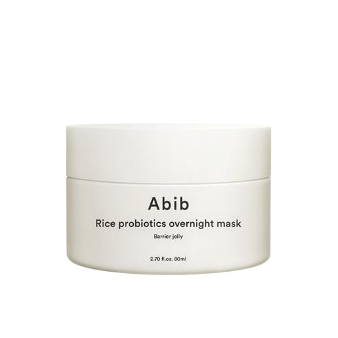 Abib Rice Probiotics Overnight Mask Barrier Jelly 2.71 fl oz I Intensive Hydrating Nourishing for Skin Barrier, Bouncy Skin Texture, Less Stress...