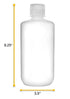 EISCO Reagent Bottle, 1000ml - Narrow Mouth with Screw Cap - Polypropylene - Translucent...