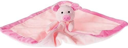 Apricot Lamb Stuffed Animals Security Blanket Pink Pig Infant Nursery Character Blanket Luxury Snuggler Plush (Pink Pig, 14 Inches)...