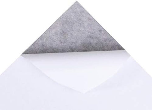 Mandala Crafts Gray Self Adhesive Felt Sheets for Crafts - Gray Felt Sheets Adhesive Backed Stick on Velvet Sheets - Sticky Adhesive Backing Fabri...