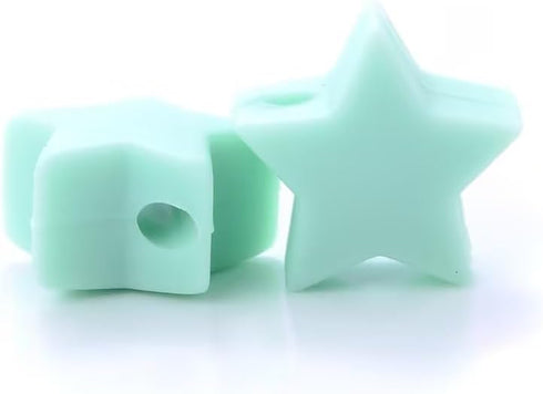 2Pcs Blue Star Knitting Needle Stoppers, Cute Knitting Silicone Stoppers, Needle Minder, Knitting Needle Point Protectors for Knitting Crochet Han...