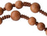 Sine Cera Light Jujube Wood 5 Decade Catholic Rosary, Double-sided Laser Engraved Centerpiece, Smooth 8/10mm Beads...