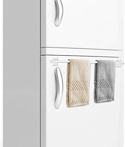 H.VERSAILTEX 4 PACK Magnetic Curtain Rods for Metal Doors Multi-Use Rods for Small Windows Cafe Sidelight and Iron Steel Places, Tool Free with Sq...