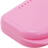 1Pc Pink Mouth Guard Case Orthodontic Retainer Box Denture Storage Container, Pink Attractive Design Easy to Clean and Store Convenient to Carry,O...