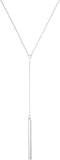 Dcfywl731 Minimal Dainty Gold Plated Dangle Earrings Layered Bar Pendant Neckalce Gold Long Y-Necklace Gold Earrings and Necklaces Set Delicate La...