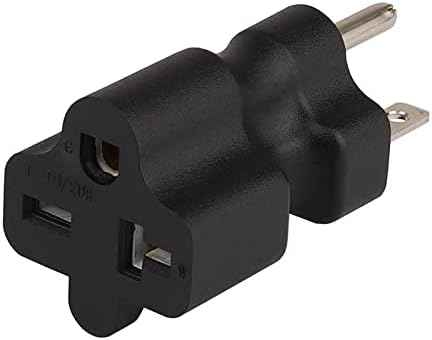 6-15P to 6-15/20R AC Power Adapter 15Amp 250V to 20Amp AC Power Adapter Nema 6-15P Male to Nema 6-15R Comb AC Power Adapter(6-15P to 6-15 & 20R)...
