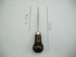 Pack of 5 Gourd Shape Leather Craft Cloth Wood Handle Scratch Awl Tool Pin Punching...