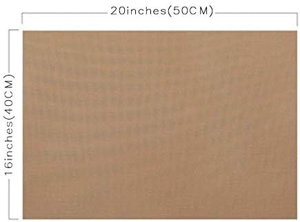 3 Pack PTFE Teflon Sheet 16 x 20" and 3 Rolls 10mm X 33m Heat Resistant Sublimation Tape for Heat Press Transfer Non Stick Paper Reusable Heat Res...